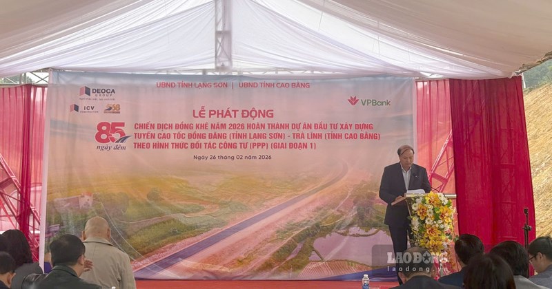 Khởi công cao tốc Đồng Khê năm 2026, thi công 85 ngày đêm