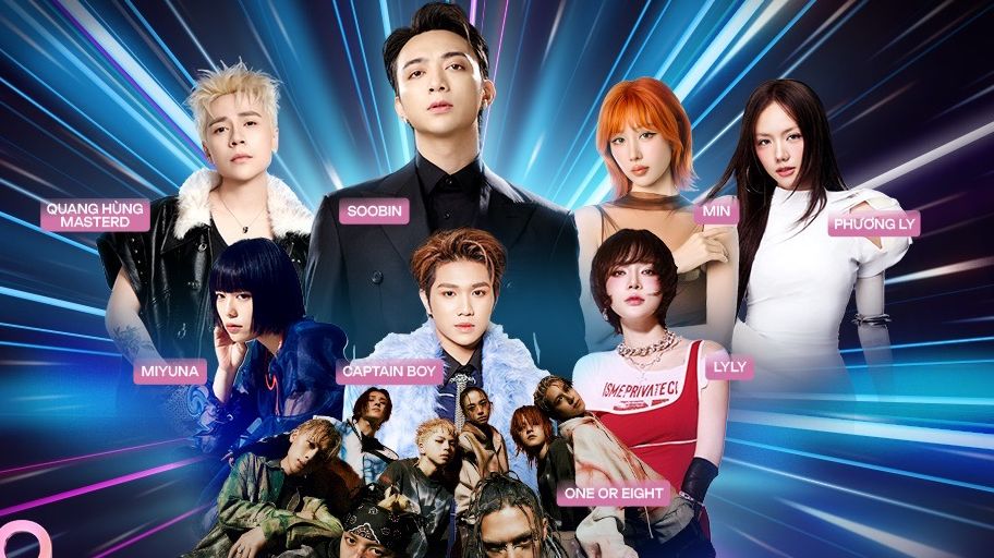 SOOBIN, Quang Hung MasterD and a cast of stars reunite. Photo: Organizing Committee.