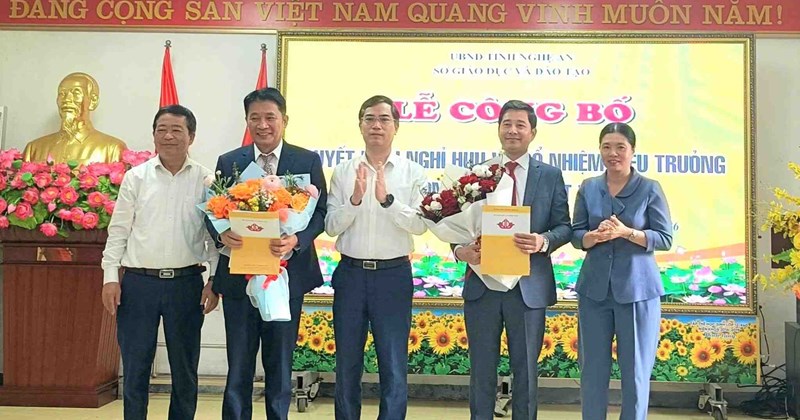 Nguyên Chủ tịch Công đoàn ngành Giáo dục Nghệ An làm Hiệu trưởng
