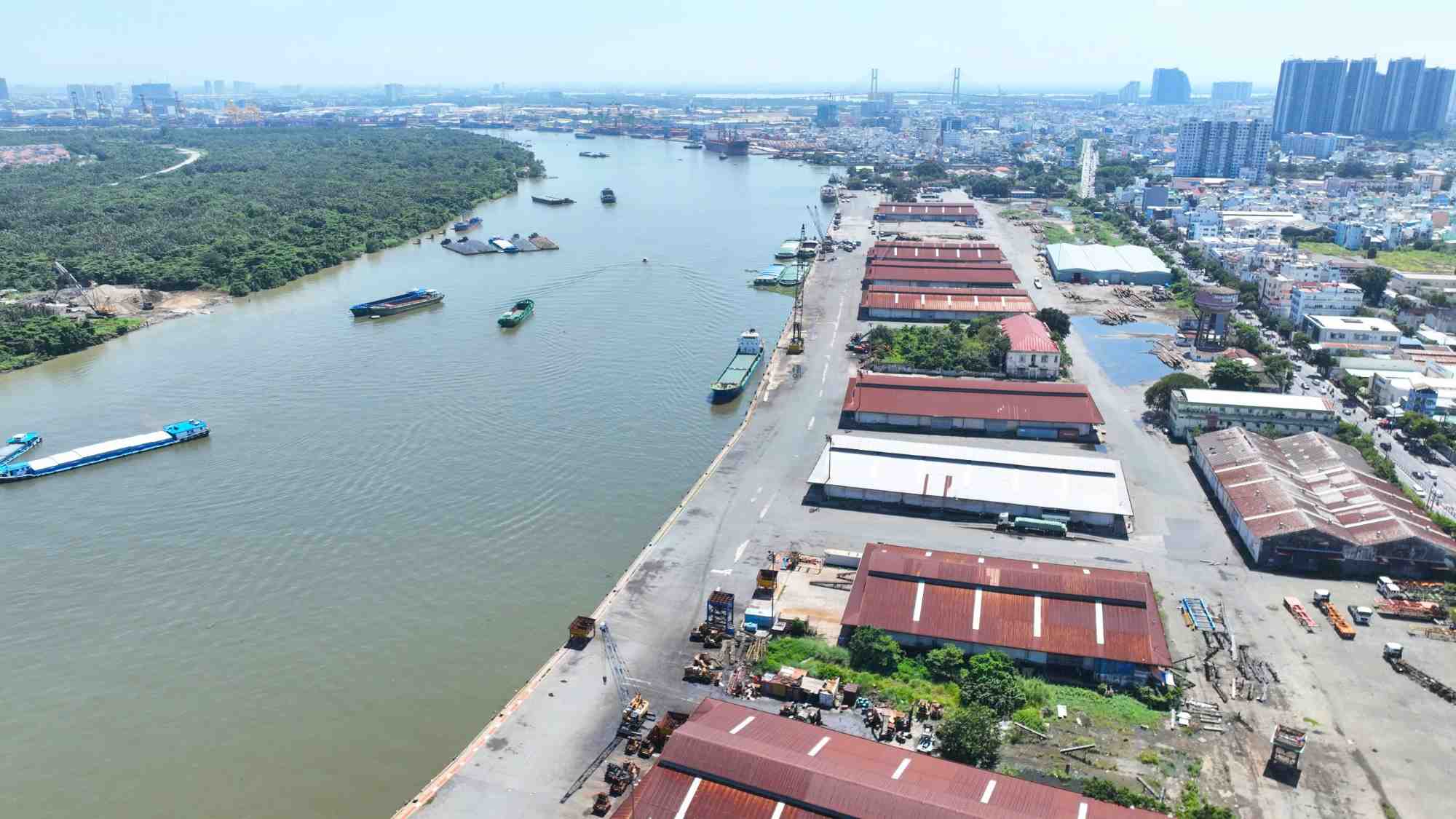 Hiện trạng khu đất cảng Nhà Rồng - Khánh Hội.  Ảnh: Anh Tú