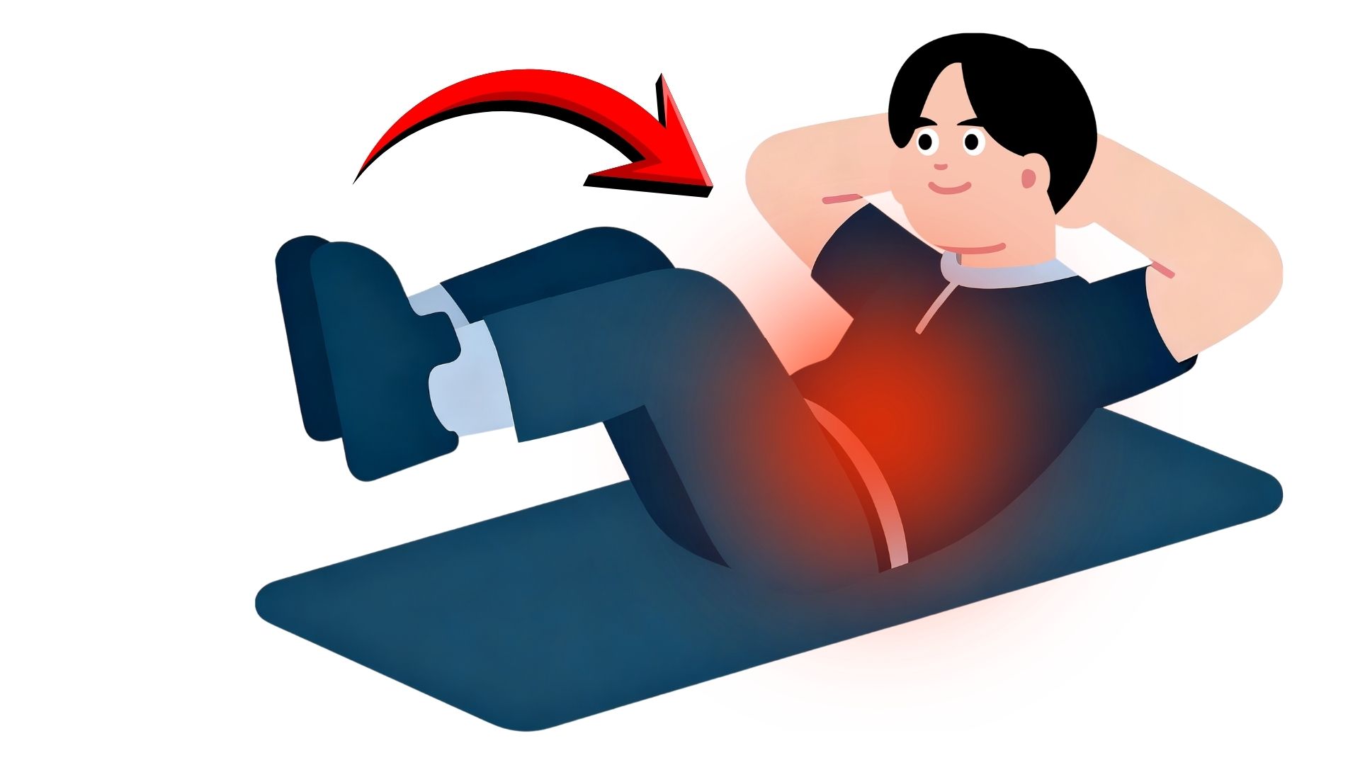 After the age of 55, exercisers should prioritize correct abdominal flexion techniques, controlling the spine and breathing rhythm. Graphics: Thanh Thanh