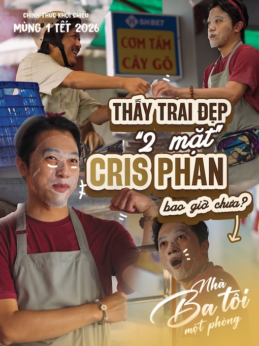 Cris Phan duyên dáng khi xuất hiện trong cả 2 phim Tết của Trấn Thành và Trường Giang. 