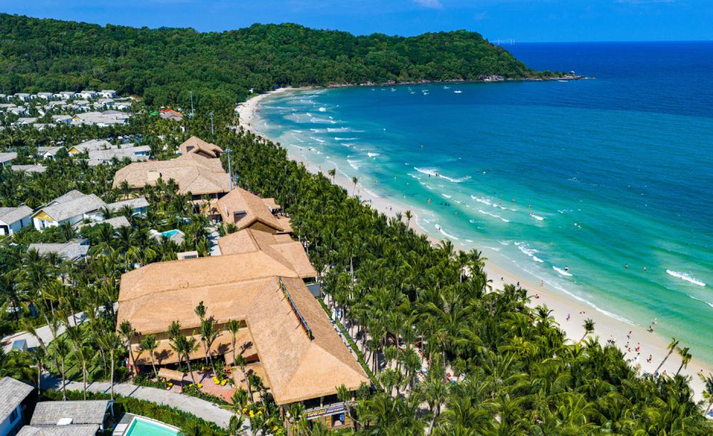 Cảnh đẹp Phú Quốc nhìn từ trên cao. Ảnh: Bình Minh