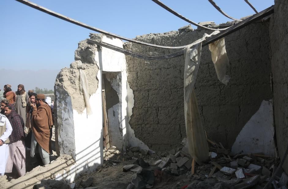 Quân đội Pakistan không kích vào các khu vực biên giới với Afghanistan khiến hàng chục người thương vong, ngày 22.2.2026. Ảnh: Xinhua