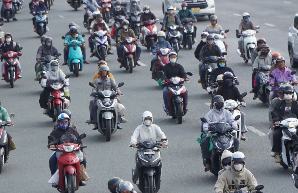 Southern weather with intermittent sunshine. Photo: Nguyen Chan