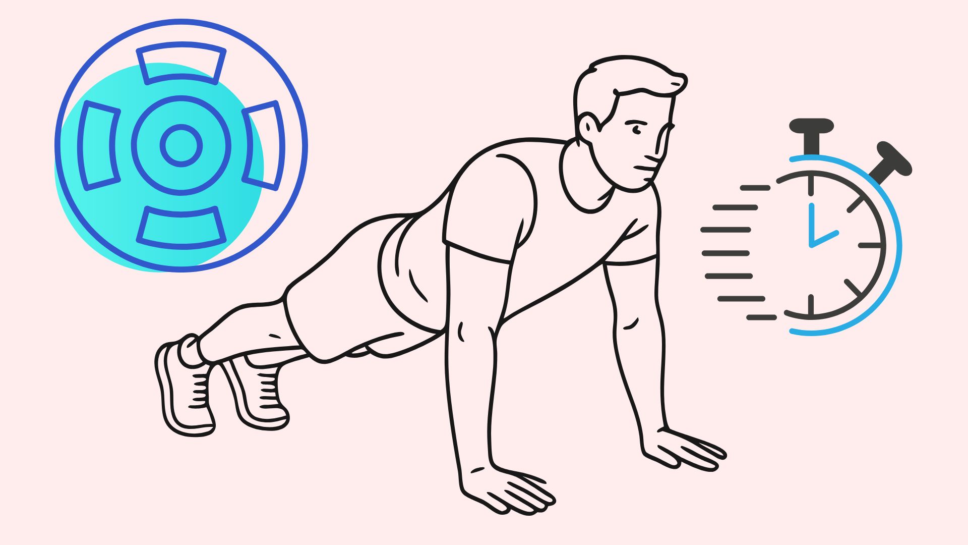 Push-ups are good exercises for health. Graphics: Thanh Thanh