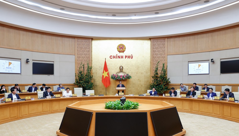 Phiên họp Chính phủ chuyên đề xây dựng pháp luật tháng 2.2026. Ảnh: VGP/Nhật Bắc