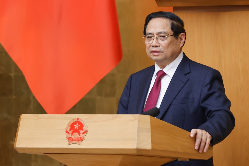 The Prime Minister proposed that for unprecedented issues, Hanoi should issue pilot mechanisms and policies when building the revised Capital Law project. Photo: Nhat Bac/VGP