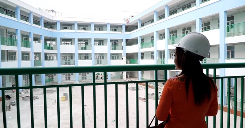 Trường học xây trên nghĩa trang lớn nhất TP.HCM sắp hoàn thành