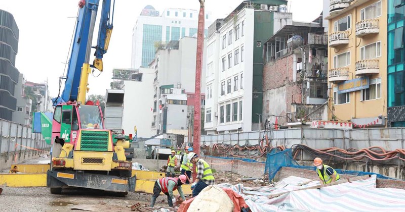 Hà Nội: Thi công 4km metro ngầm đầu tiên