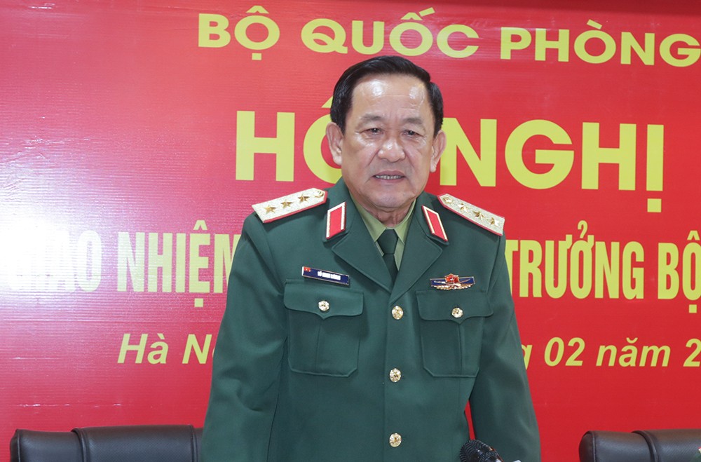 Thượng tướng Võ Minh Lương. Ảnh: Bộ Quốc phòng