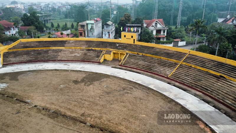 Sân vận động Gang Thép Thái Nguyên. Ảnh: Việt Bắc