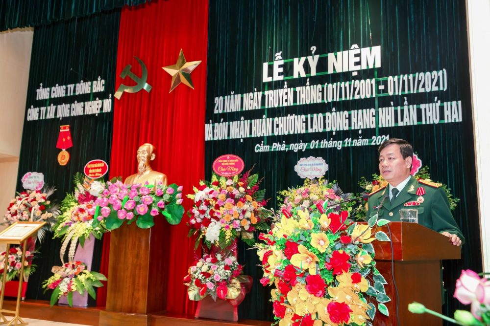 In the list publicly posted by the Ministry of National Defense, there are 2 Major Generals, 2 Colonels of the Army who are proposed to be awarded the Order of Labor. In the photo is Colonel Pham Van Thinh - Director of Mining Industry Construction Company, Corps 19 proposed for consideration for the First-class Labor Medal. Photo: Corps 19