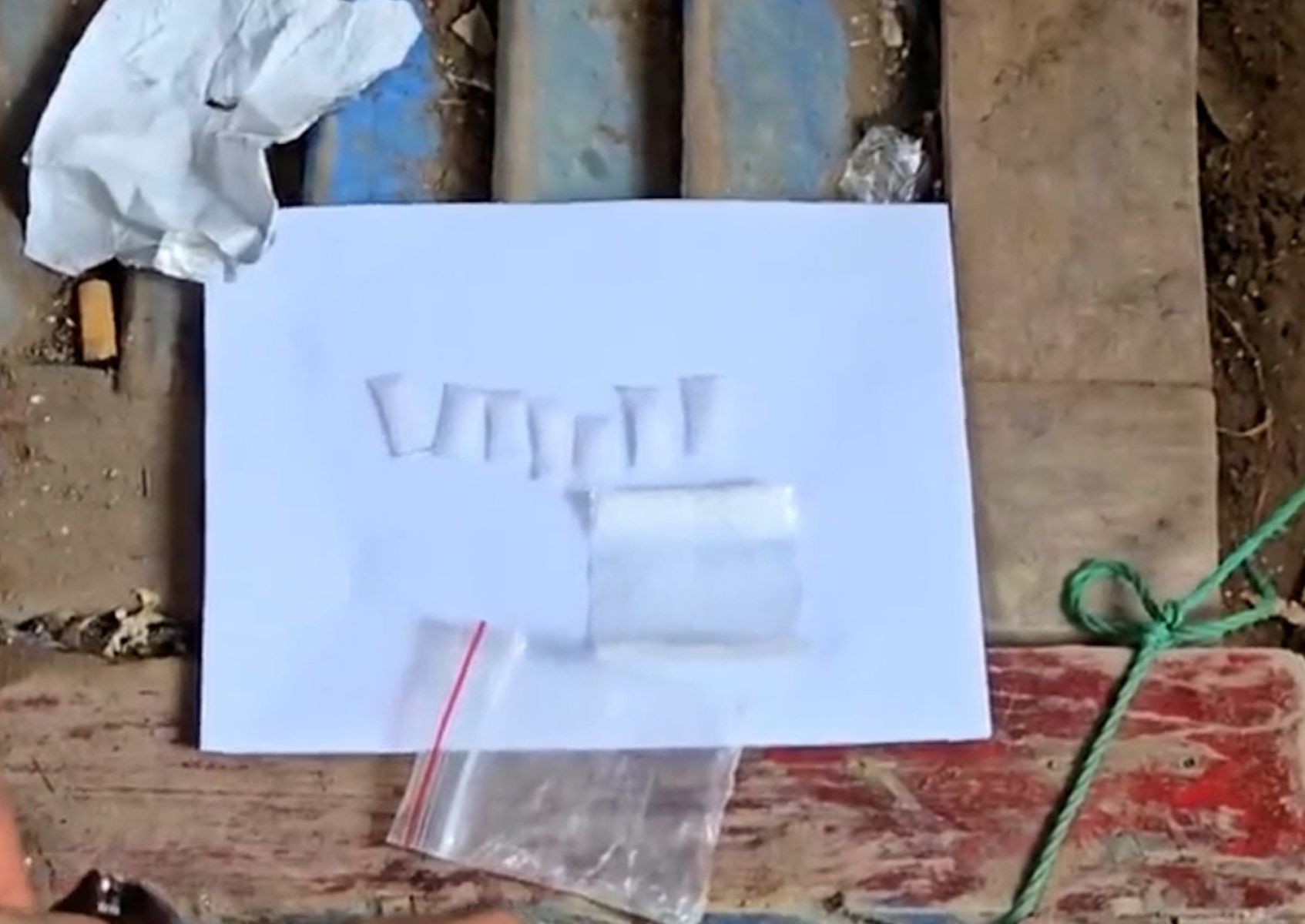 Tangible evidence of drugs discovered by functional forces