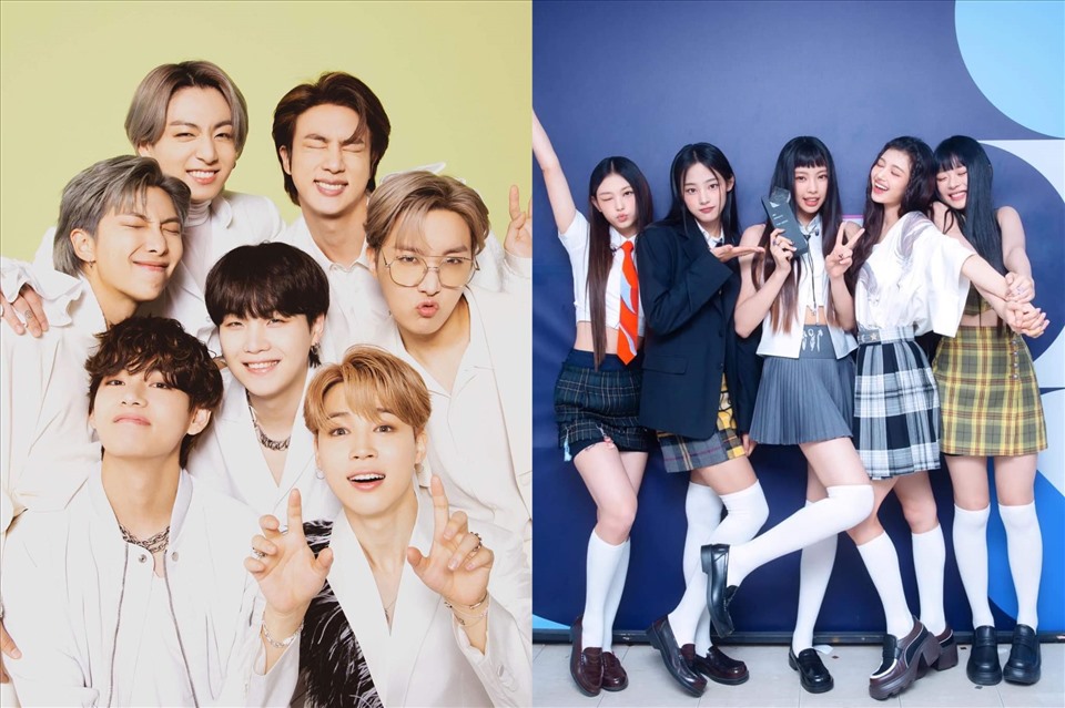 BTS, NewJeans. Photo: Lotte.