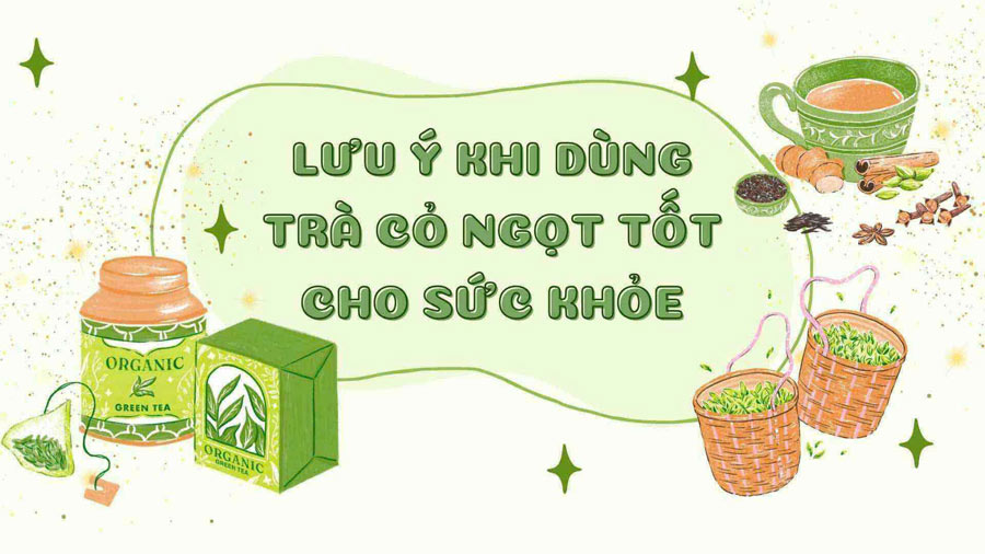 Notes when using sweet grass tea that is good for health