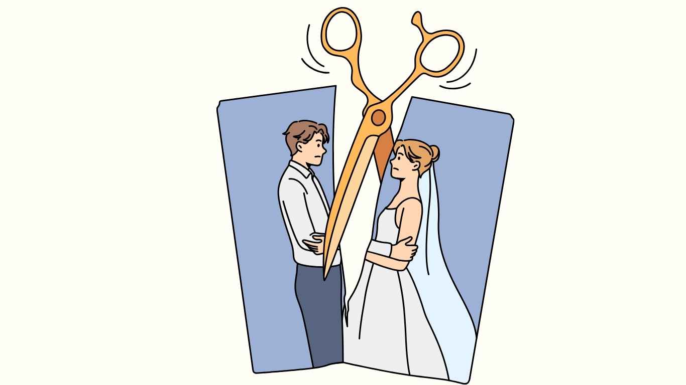 Many broken marriages do not start from a third person but from this. Graphic photo: Hoang Loc.