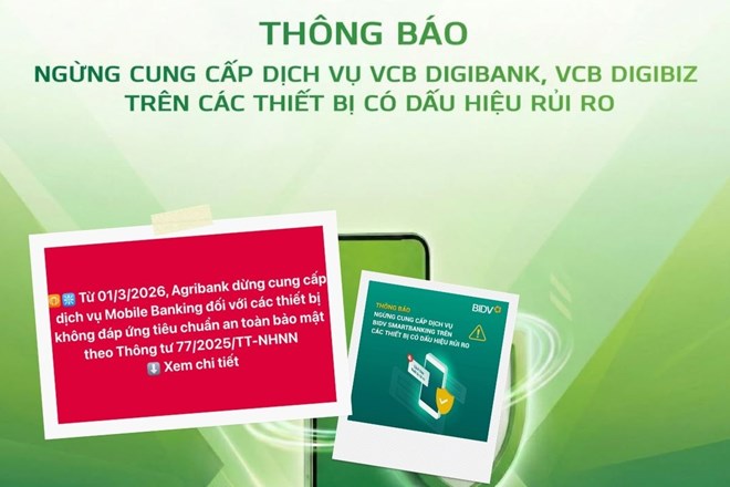 Loạt ngân hàng thông báo quy định mới, người dùng cần chú ý