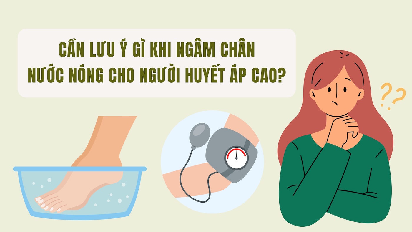 What to note when soaking feet in hot water for people with high blood pressure