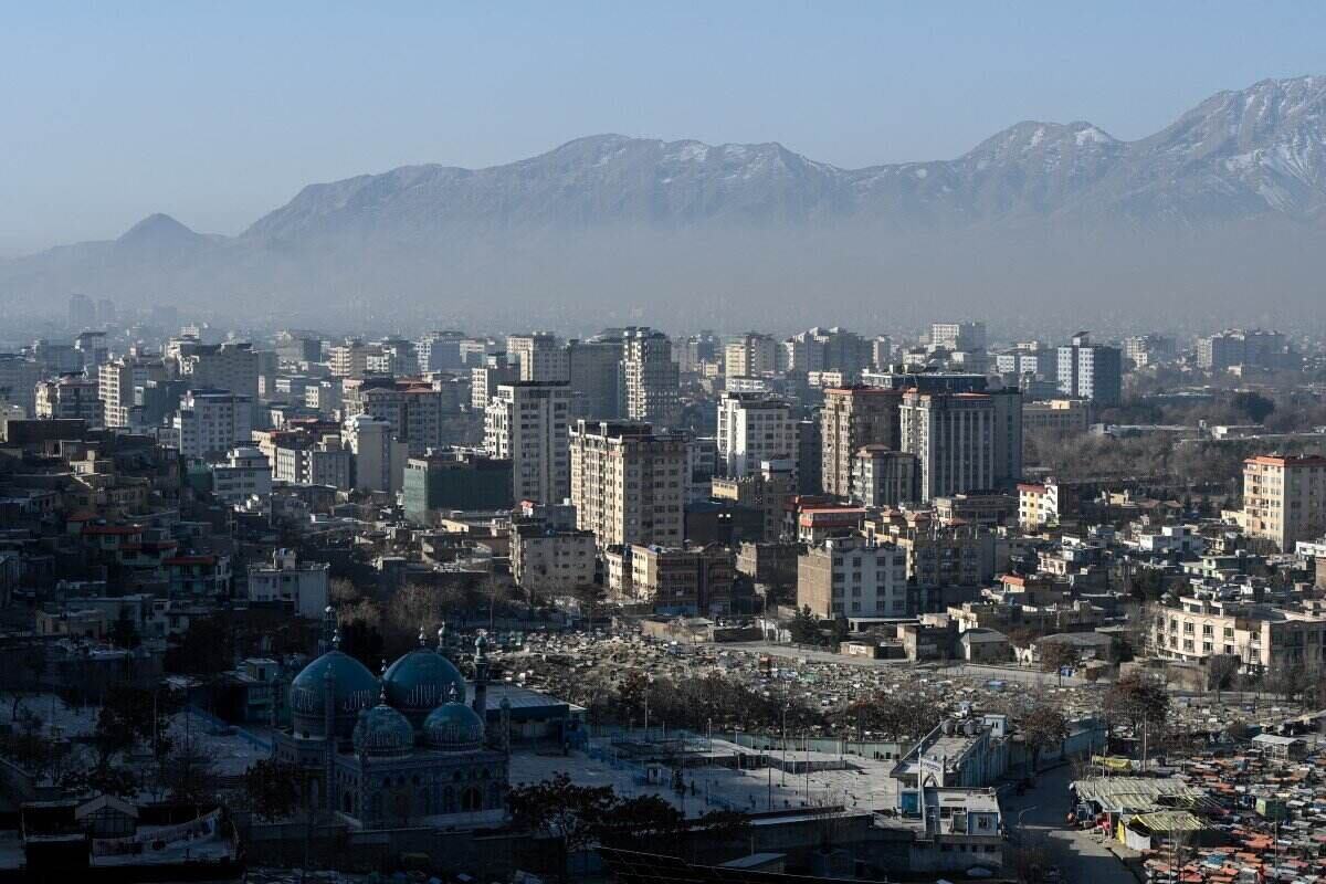 A residential area in Kabul on February 27, 2026, after cross-border fighting between Afghanistan and Pakistan overnight. Photo: AFP