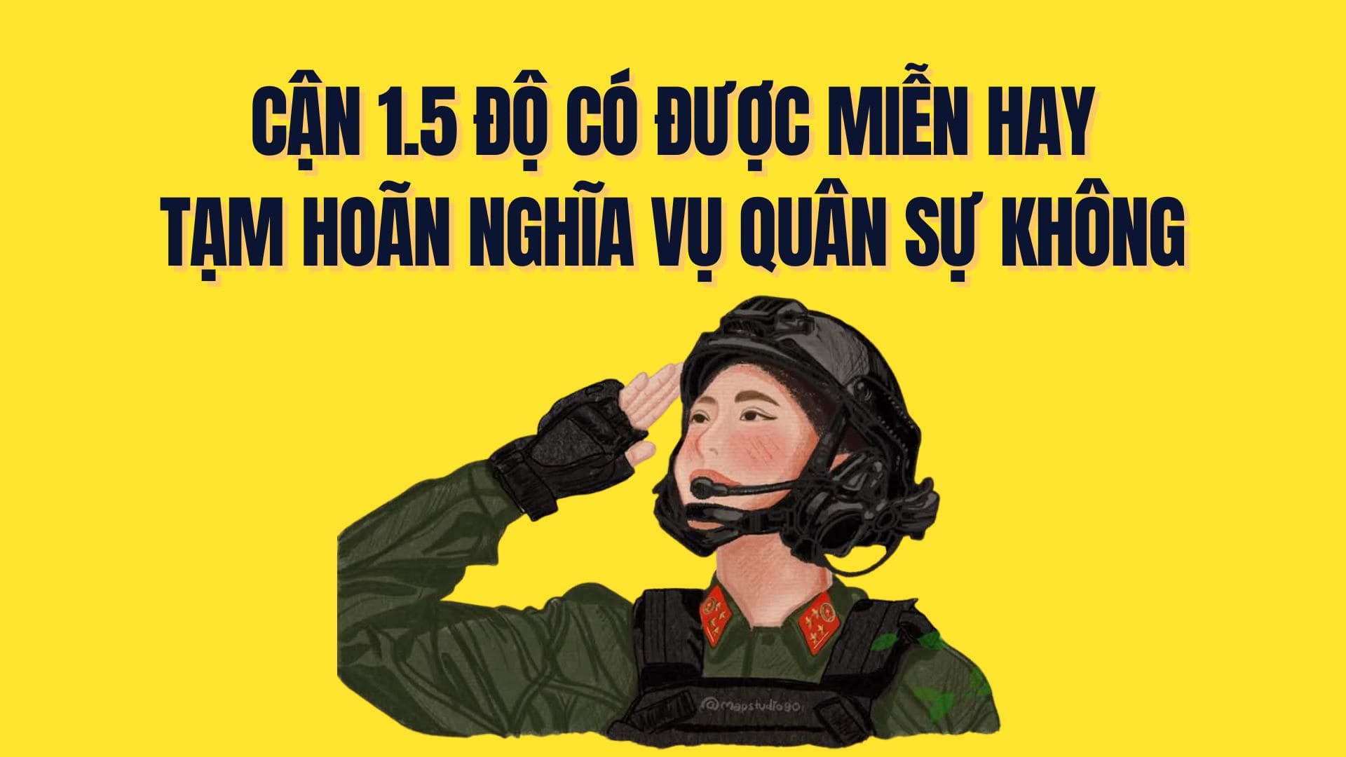 Is 1/5 degree exemption or temporary suspension of military service?