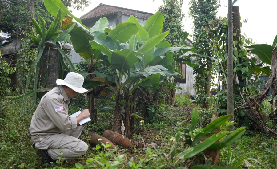 Bombs and mines were discovered from people's reports. Photo: EOD Team NPA/RENEW