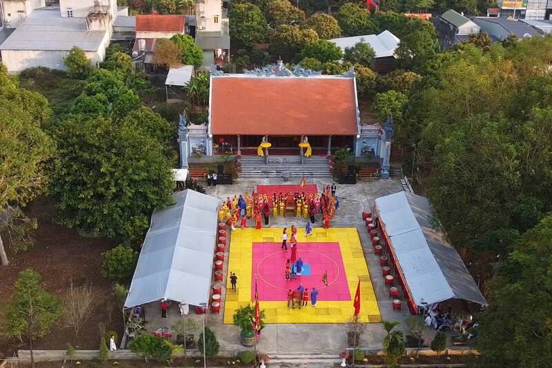 Unique Hai Ba Trung Temple Festival by the Ma River, Chieng Khuong commune, Son La province. Photo: Truong Son
