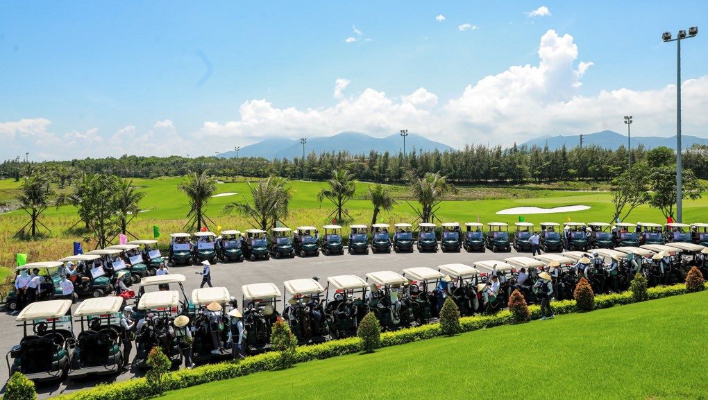 Sân golf-links 18 hố tiêu chuẩn quốc tế đầu tiên tại tỉnh Hà Tĩnh. Ảnh: Mường Thanh