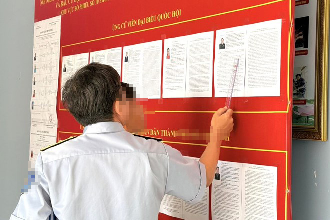 The Ministry of National Defense will proactively inspect and coordinate to resolve complaints and denunciations related to military personnel who are candidates for National Assembly deputies. Photo: Thanh An