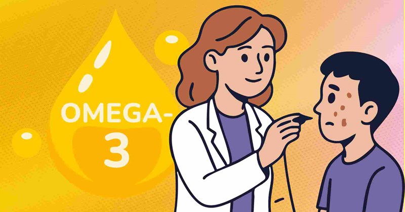 Dấu hiệu thiếu hụt omega-3 thể hiện trên da