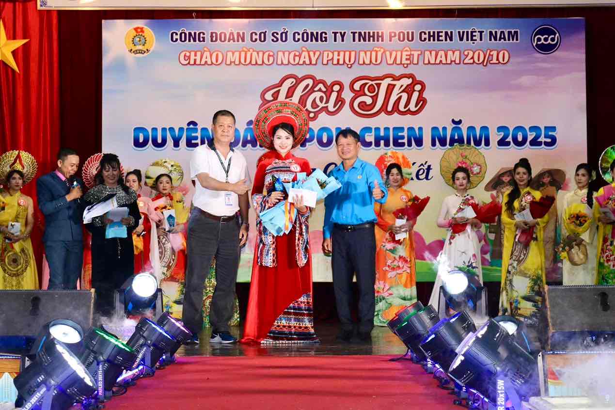 The grassroots trade union of Pouchen Vietnam Co., Ltd. organizes many contests for union members and workers. Photo: Company Trade Union
