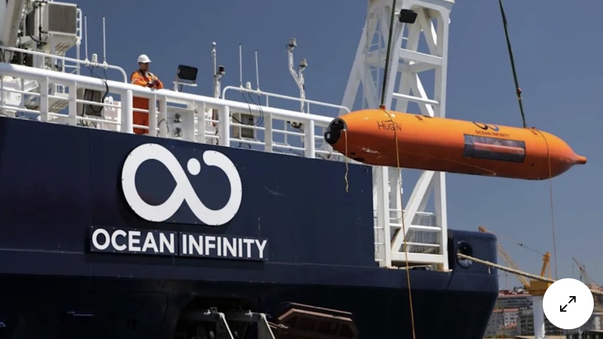 Cuộc tìm kiếm MH370 mới nhất do Ocean Infinity triển khai trước thềm 12 năm ngày máy bay mất tích. Ảnh: Ocean Infinity 