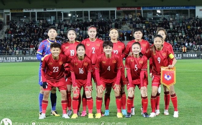 Tuyển nữ Việt Nam tranh vé dự World Cup 2027 thông qua giải vô địch bóng đá nữ châu Á 2026. Ảnh: VFF