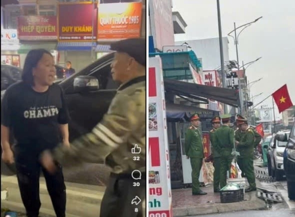 Hình ảnh phản ánh sự việc trên mạng xã hội. Ảnh: Công an Hải Phòng