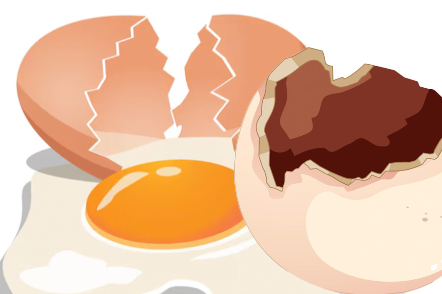 Eggs left in the refrigerator for a long time can be harmful to health when used. Graphics: Thien Nhan
