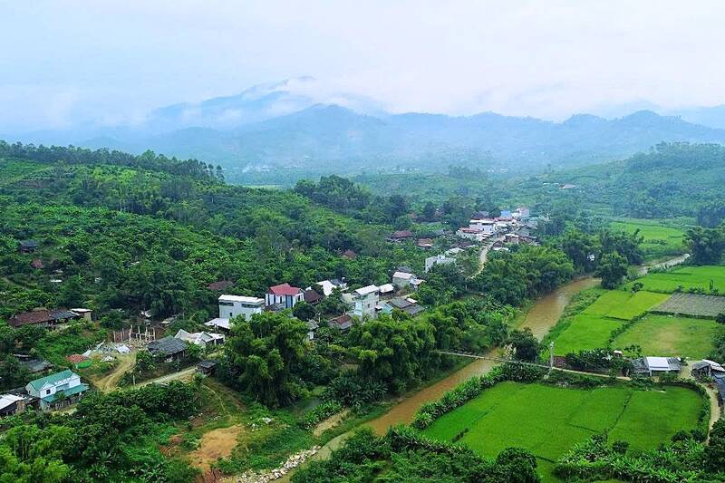 Một góc bản Nà Lốc II, xã Chiềng Sơ, tỉnh Sơn La. Ảnh: Nhật Minh