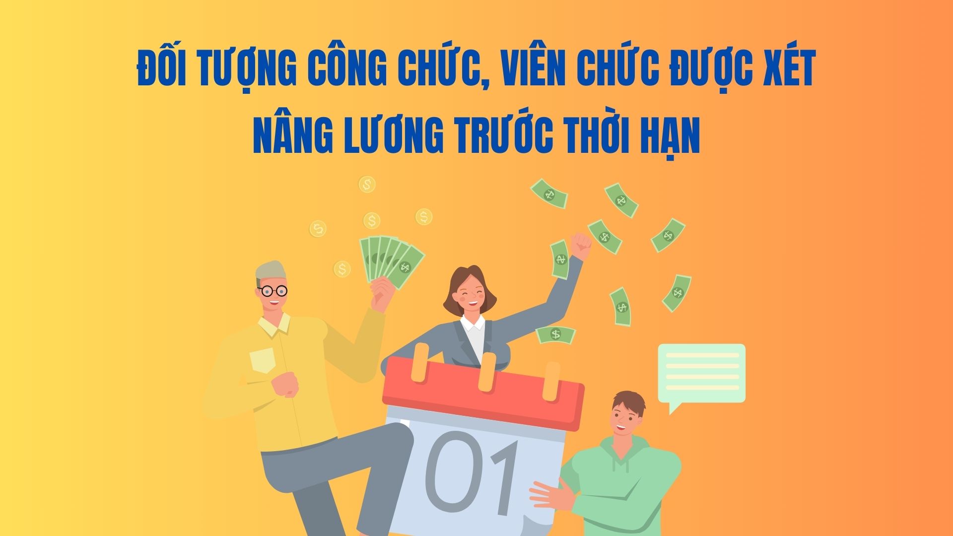 Đối tượng công chức, viên chức được xét nâng lương trước thời hạn