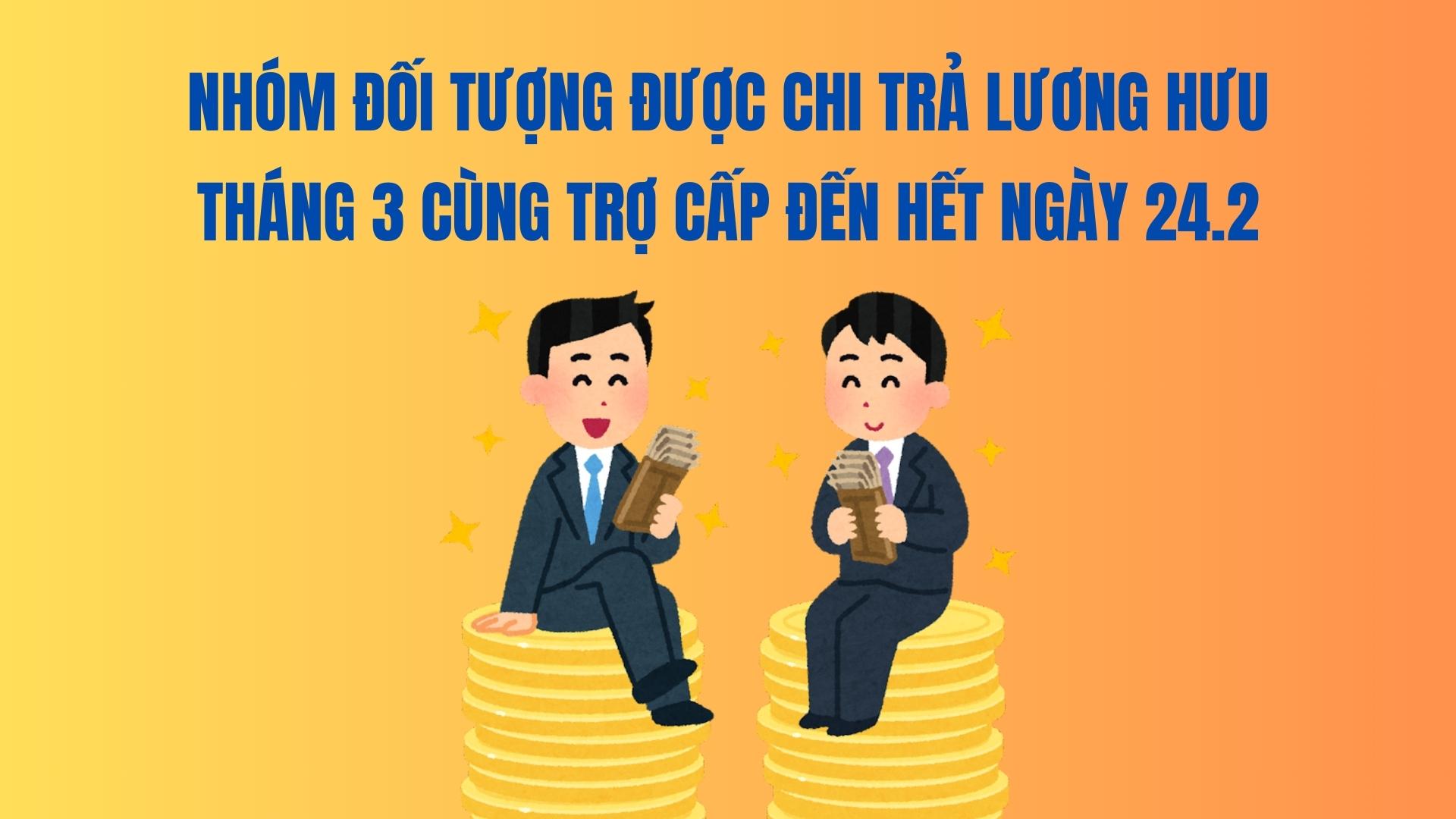 Grupo de sujetos a los que se les pagará la pensión de marzo junto con el subsidio hasta el 24 de febrero
