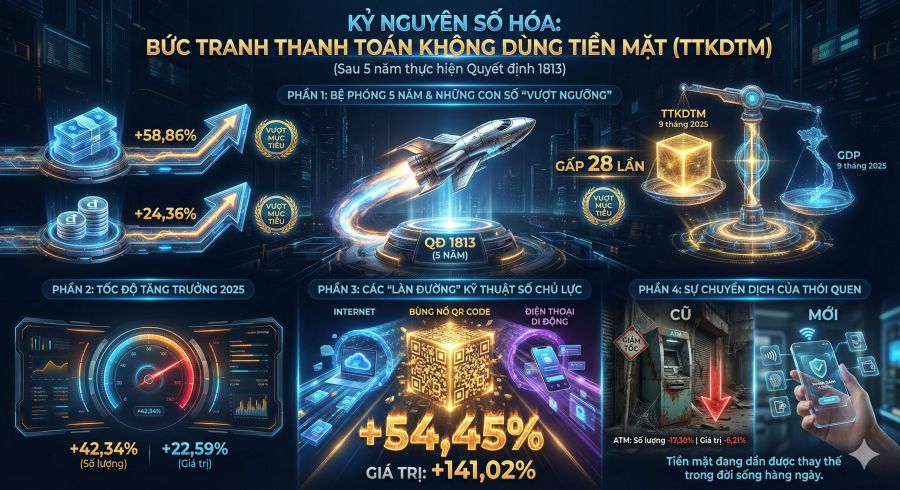 Sau 5 năm triển khai Quyết định số 1813, hoạt động TTKDTM phát triển khá mạnh. Ảnh: AI