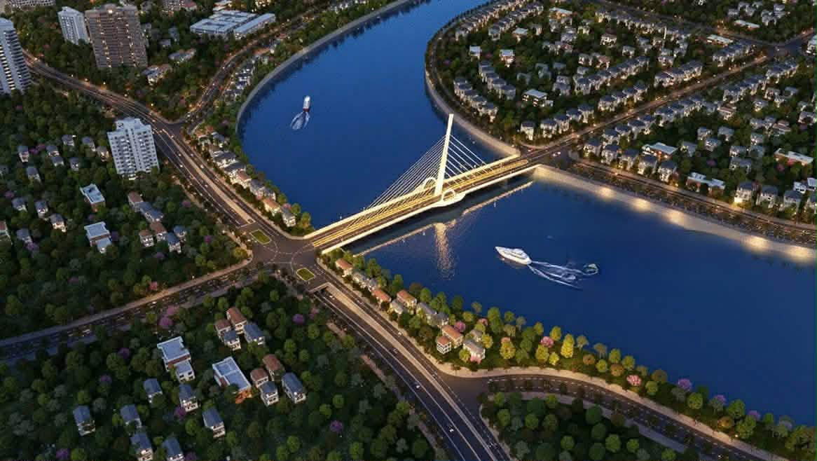 Perspective of the Gia Bay Bridge new construction project. Photo: Thai Nguyen GOP