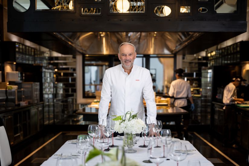 Chef Christian Le Squer at La Maison 1888 restaurant. Photo: Restaurant provided