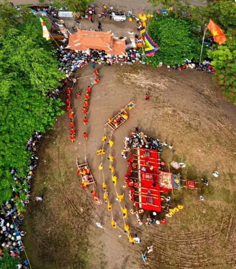 Lễ hội Xa Mã được duy trì tổ chức hằng năm, là nét văn hóa độc đáo, niềm tự hào của người dân vùng biển Cát Hải, Hải Phòng. Ảnh: Đặc khu Cát Hải