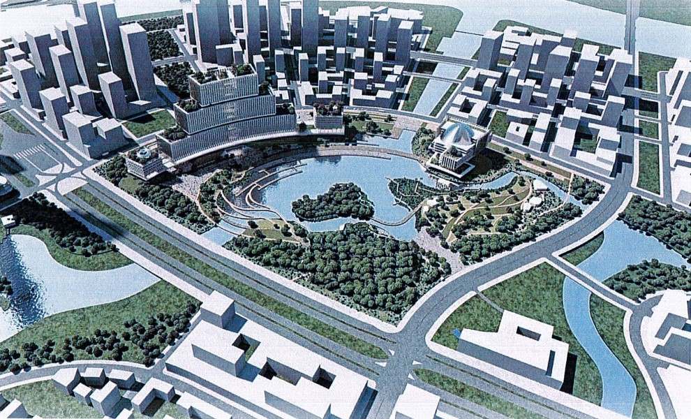 Phối cảnh toàn khu. 