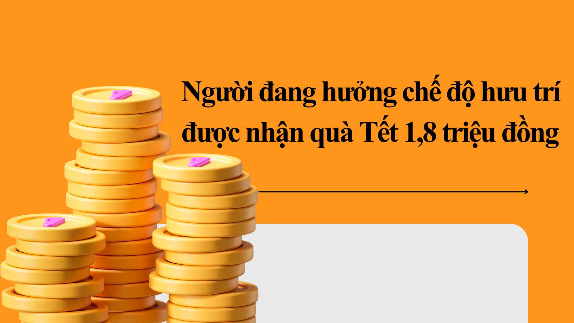 People enjoying retirement benefits receive Tet gifts worth 1.8 million VND