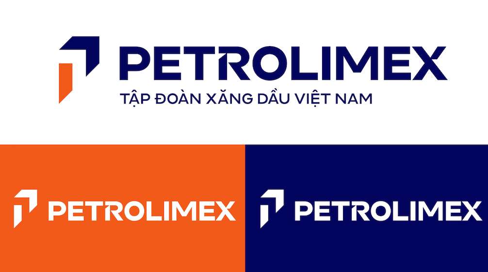 Bộ nhận diện thương hiệu mới của Petrolimex. Ảnh: Petrolimex
