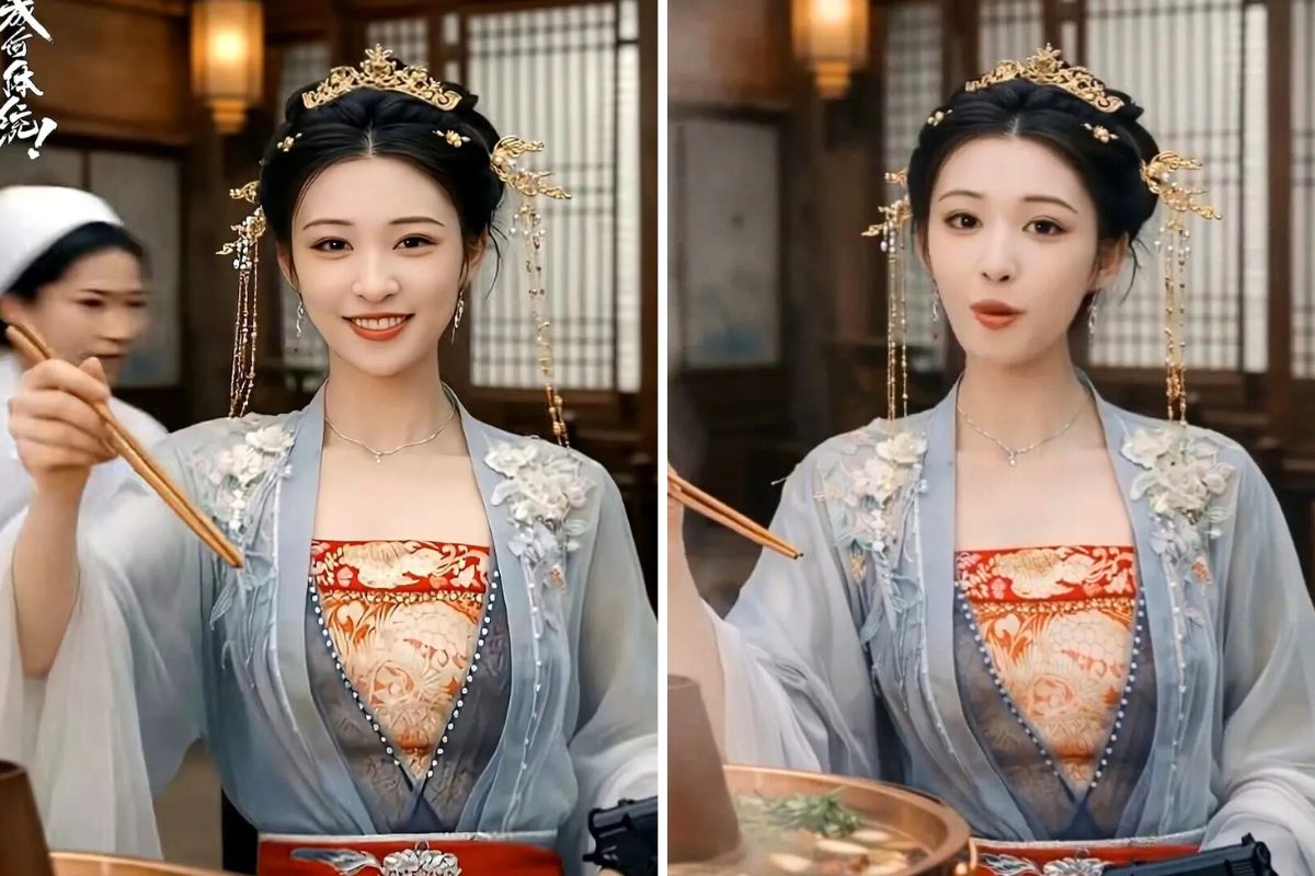 Video Ai của Vương Sở Nhiên bị chỉ trích. Ảnh: cắt từ video