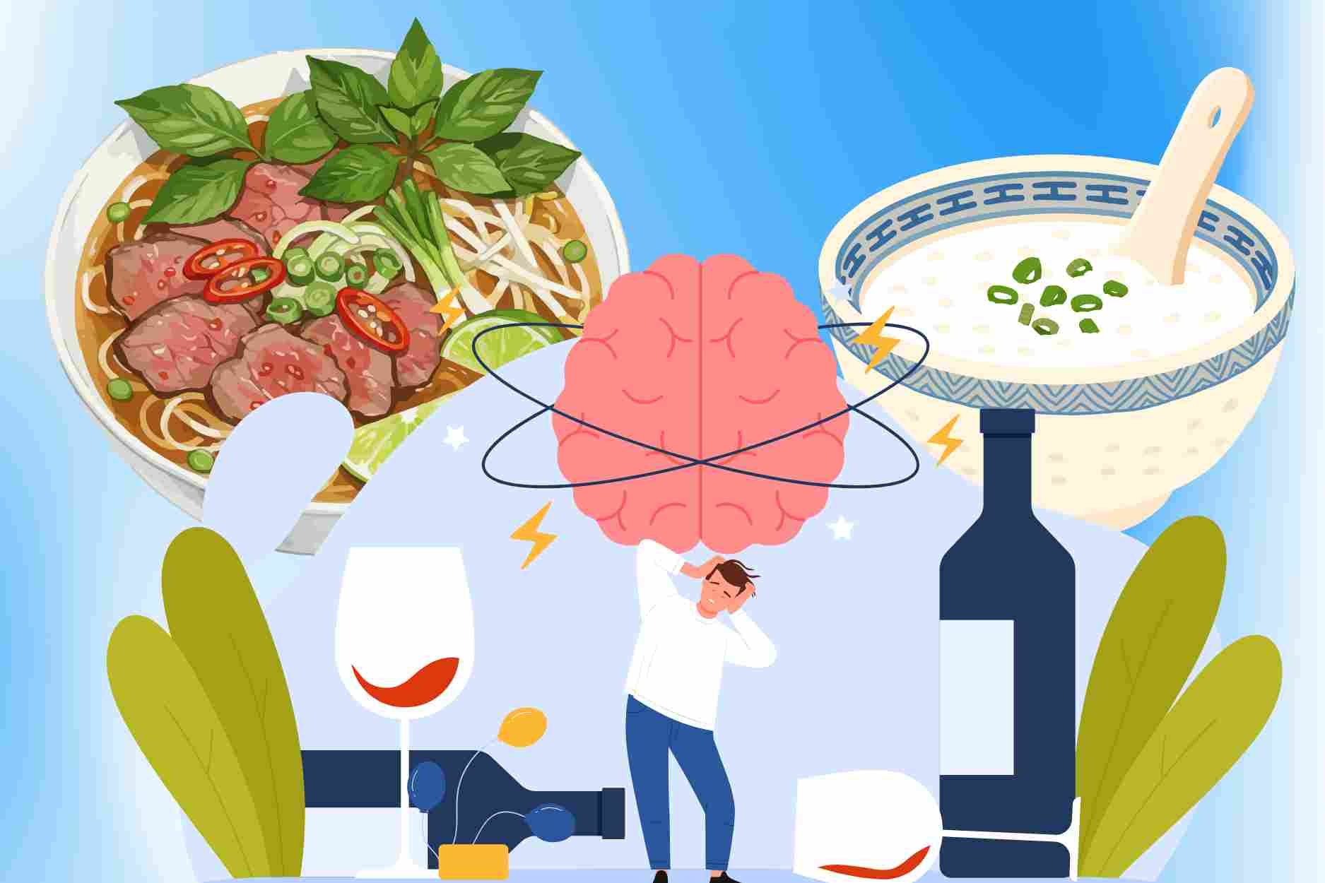 Dishes that help relieve alcohol quickly and easily find