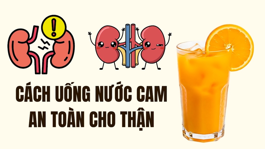 How to drink orange juice safely for the kidneys