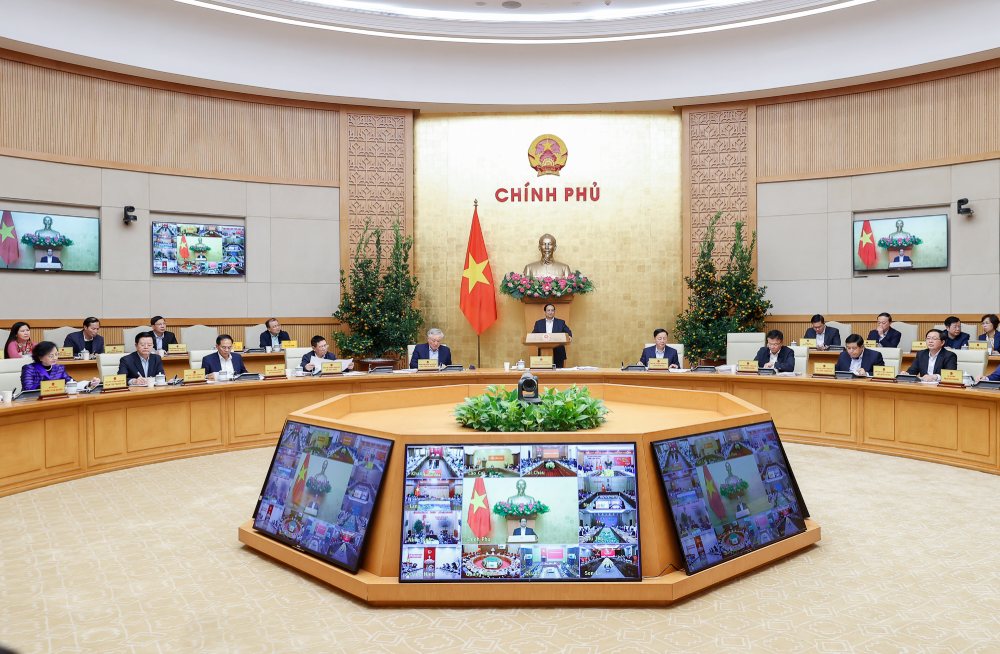 Phiên họp Chính phủ thường kỳ tháng 1.2026. Ảnh: VGP