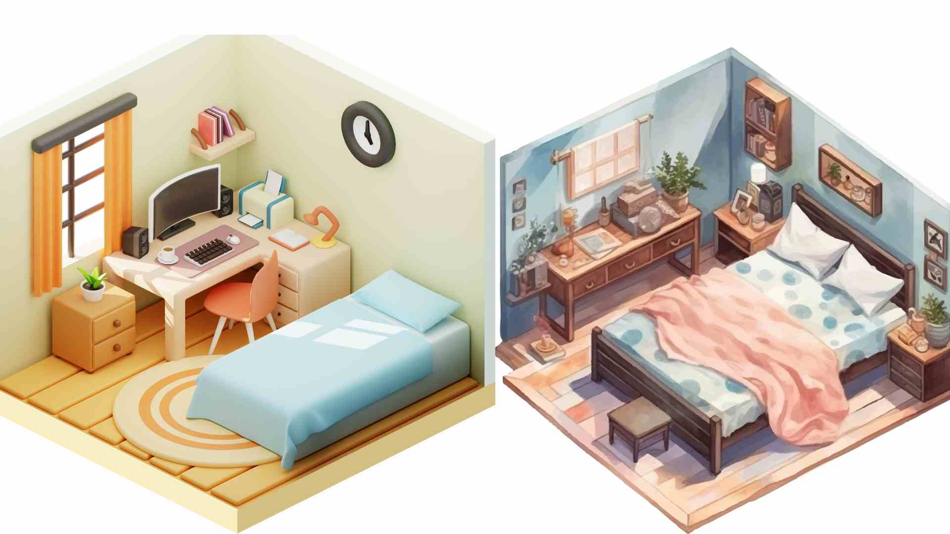 Important notes when arranging bedrooms. Graphics: Ha May